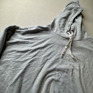 Buffalo David Bitton Cropped Hoodie Women's 2XL Gray Viscose Drawstring